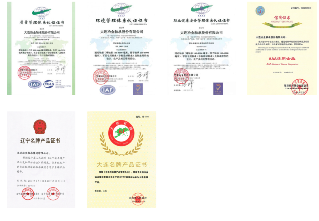 Certifications